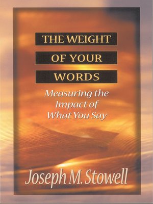 cover image of The Weight of Your Words
